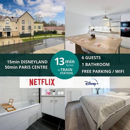 Le Cosy Villeneuve - Appartement Cosy Pour 6 A Disneyland Paris المظهر الخارجي الصورة